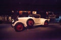 White 1928 Stutz Black Hawk Boattail Speedster